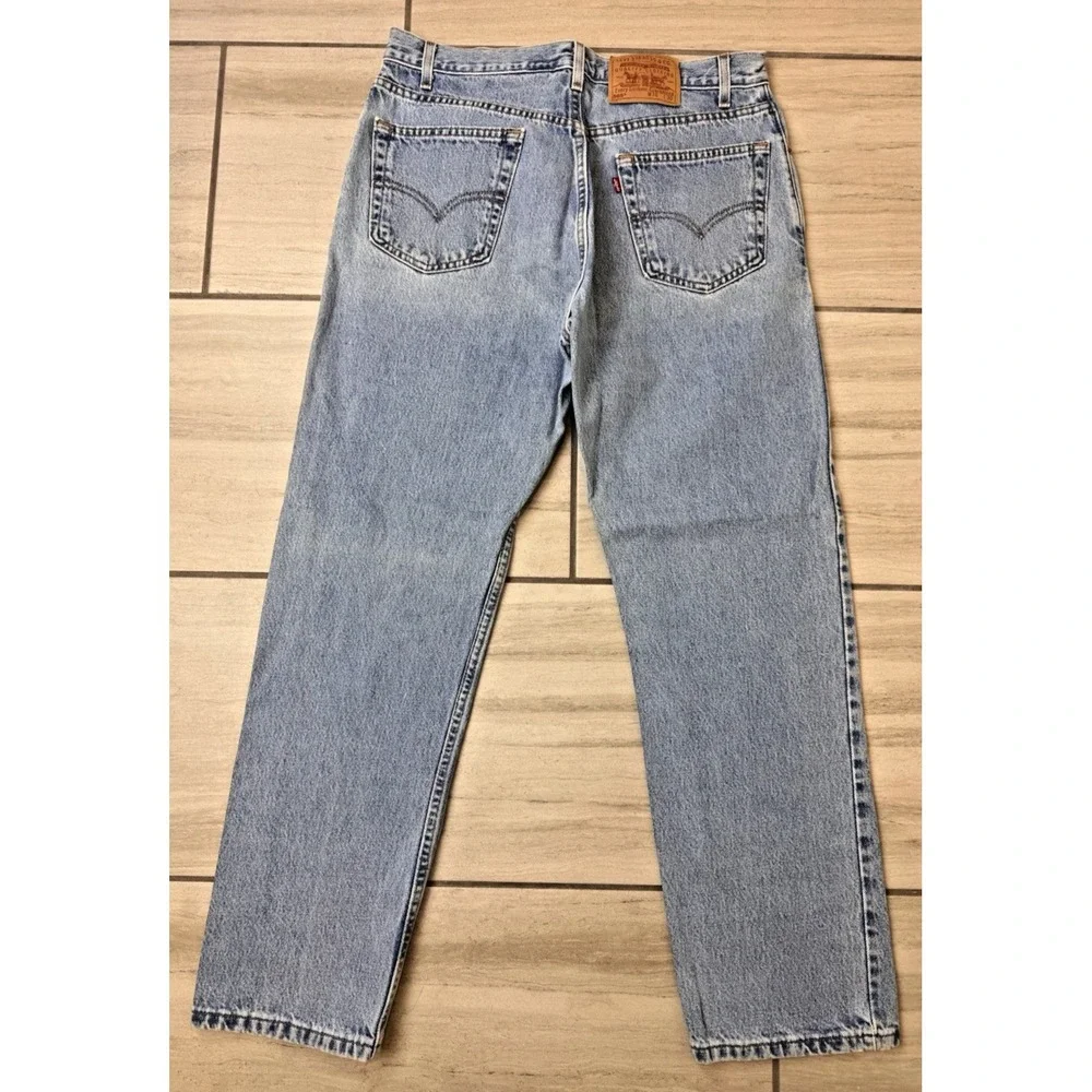 Vintage Y2K Levi's 505 Regular Fit Straight Leg Jeans Men's 36x30 Distressed USA